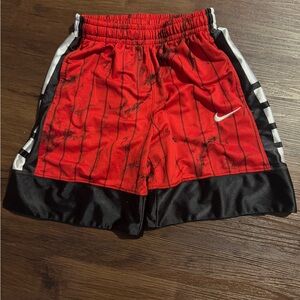 Nike Red and Black Sports Shorts